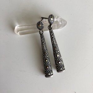Sterling Silver Stick Earrings